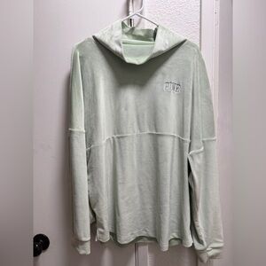 PINK Victoria's Secret Light Green Velour Sweatshirt-L